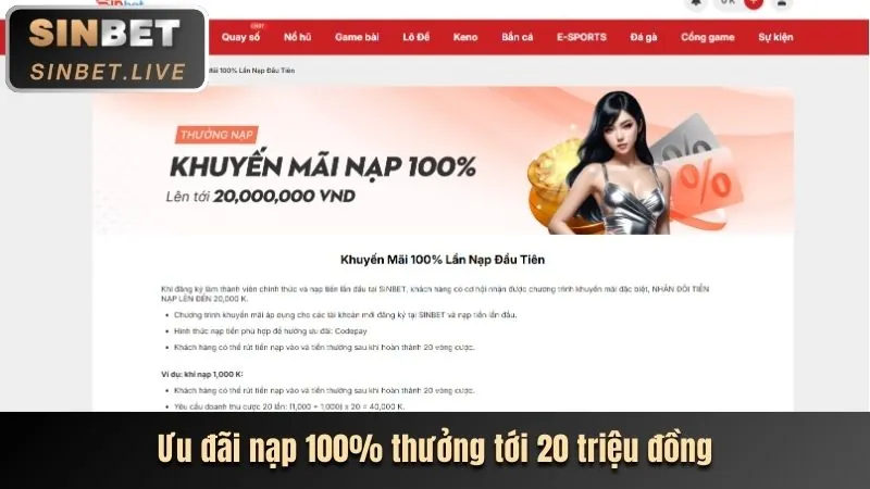 Thưởng nạp lại và hoàn trả hàng tuần tại 555win